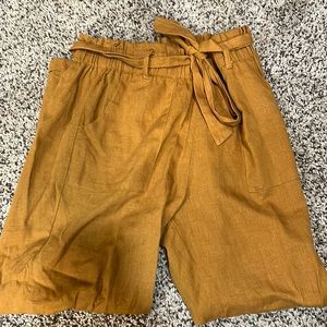 Mustard Tie Pants, size small